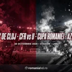 Derby de Cluj in Cupa Romaniei: CFR Cluj vs U Cluj AZI de la 21:30